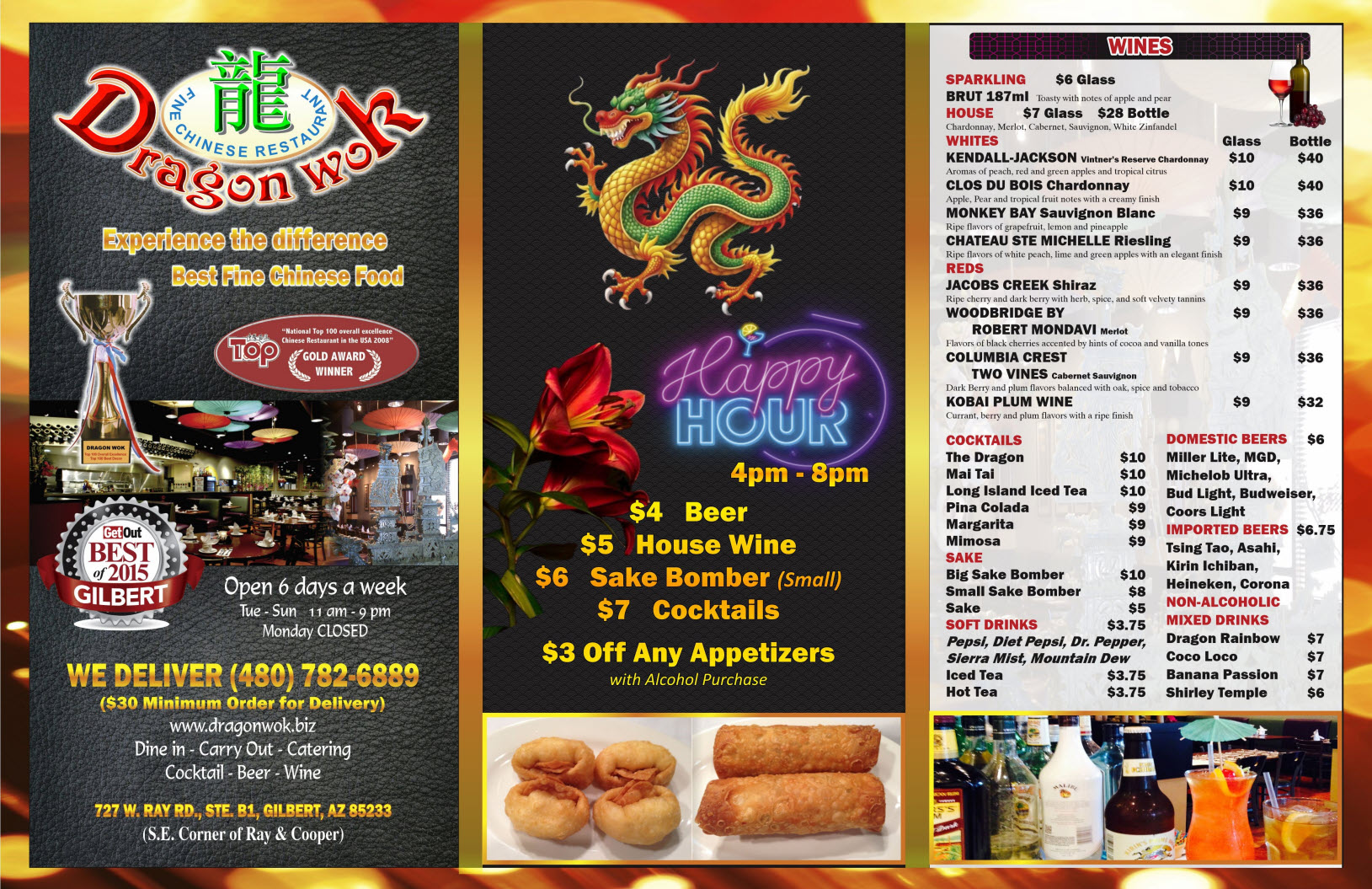 Dragon Wok Menu