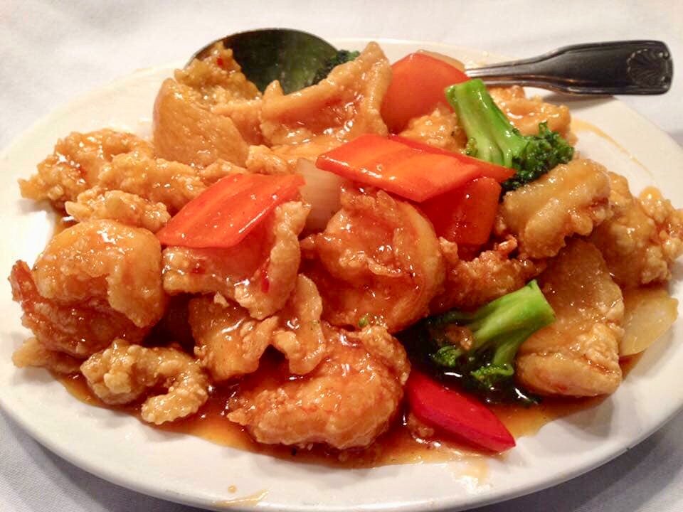 General Shrimp and Chicken